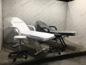 Salon Massage Visage lit Comédie couché <span class=keywords><strong>table</strong></span> de traitement Salon Soins des cheveux lit pliant - Product Image 2