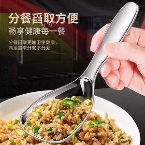 ช้อนเสิร์ฟหัวเหลี่ยมสแตนเลส วัสดุเกรดอาหาร ใช้ในร้านอาหารและโรงแรม - Product Image 2