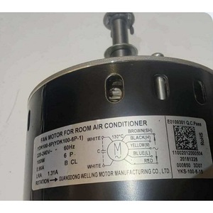 Moteur de ventilateur YDK100 6P 1 pour climatisation centrale 40x35x30 Modèle électrique YKS 100 6 15 - Product Image 2