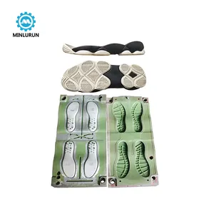 China TPR Eva Foaming Moulds Outsole Slippers Injection Mold For Double Hardness Soles Making