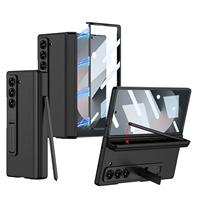 Luxe la charnière avec étui de téléphone pliant à attraction magnétique pour Samsung Galaxy Fold 6 Protection tout compris Z Fold6 étui