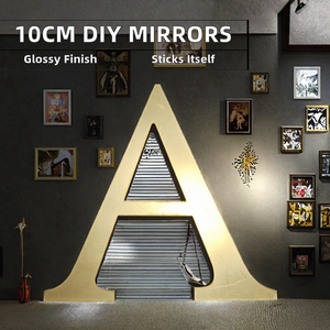 <span class=keywords><strong>Adesivi</strong></span> Specchio Acrilici BB2 10cm Lettere Inglesi Fai-da-Te <span class=keywords><strong>con</strong></span> EVA <span class=keywords><strong>per</strong></span> Decorazione Murale <span class=keywords><strong>per</strong></span> Dormitori Ristoranti Pubblicità su Specchio - Product Image 2