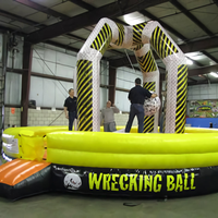 Arène de jeu gonflable interactif, grande jouet en Pvc, équipement de Sport, boule de montage