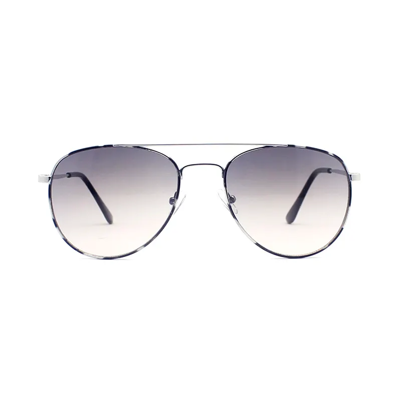 Occhiali Sunway 2024 classica struttura in metallo occhiali da sole a doppio ponte grossista di lusso di design occhiali da sole