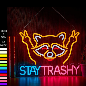 Enseigne lumineuse <span class=keywords><strong>LED</strong></span> personnalisée en dropshipping - Conception gratuite, couleur et logo personnalisables pour la décoration intérieure, les fêtes d'anniversaire, le bureau à domicile - Product Image 1