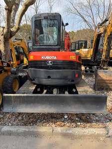 Excavateur kubota u55 d'occasion d'origine japonaise 5,5 tonnes petite pelleteuse avec pouce machines agricoles mini pelleteuse kubota kx155 163 165 - Product Image 2