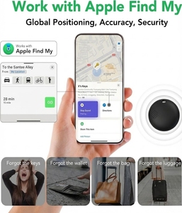 Localizzatore di Oggetti Bluetooth Portatile Certificato MFi Compatibile con <span class=keywords><strong>Apple</strong></span> Find My Solo per iOS, Localizzatore di Chiavi per Borse, Portafogli, Bagagli - Product Image 6