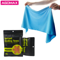 Serviette rafraîchissante instantanée de haute qualité, réutilisable, protection UV, à séchage rapide, pour la tête