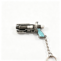 Llavero de Pistola Réplica Mini de 5cm, 19g, Popular para Colección de Cosplay