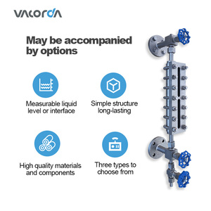 Nhiệt độ cao thép không gỉ phản xạ Sight Glass Đo mức độ cho nồi hơi-vacorda thương hiệu - Product Image 4