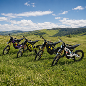 รถมอเตอร์ไซค์วิบาก Surron Light Dirt Bike Off Road Light X 10000W สีดำ-น้ำตาลทะเลทราย รุ่น Tuttio Soliel 01dirt E Bike - Product Image 2