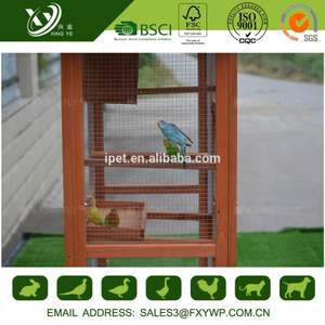 Custom Design facilmente pulito a buon mercato grande in legno piccione pappagallo quaglia piccolo uccello voliera gabbie per uccelli all'aperto - Product Image 3