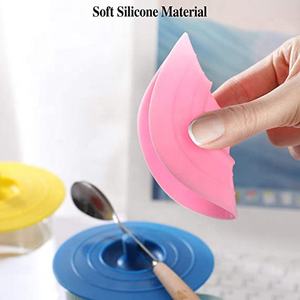 Couvre-tasses en silicone multicolores personnalisés pour tasses à thé et soucoupes, design universel, tasses à café avec théière pour les voyages - Product Image 5