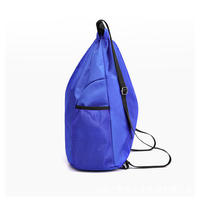 Sac à dos de sport imperméable en polyester de haute qualité, réutilisable, avec cordon de serrage et poches, idéal pour la gym et les activités de plein air
