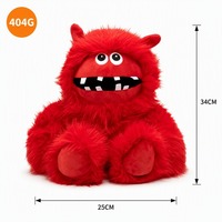 Mainan Monster Bulu Halus Lembut, Boneka Monster Lucu untuk Anak-anak, Bantal Peluk yang Nyaman, Hadiah Ulang Tahun Anak