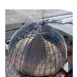 LF Dome Space Frame Gewerbe-/Ausstellungs halle Gebäude Fachwerk halle Stahl konstruktion mit Zeichnung