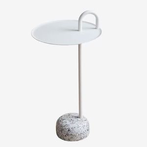 <span class=keywords><strong>Table</strong></span> d'appoint en <span class=keywords><strong>terrazzo</strong></span> métallique, <span class=keywords><strong>table</strong></span> d'appoint ronde portable, <span class=keywords><strong>table</strong></span> d'appoint minimaliste pour salon, canapé, <span class=keywords><strong>chevet</strong></span> - Product Image 6