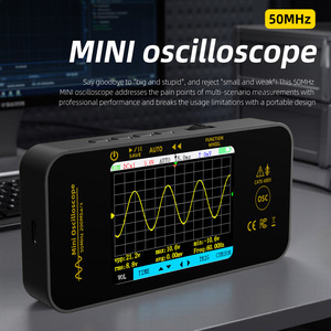 ออสซิลโลสโคปขนาดเล็ก OT5 50MHz 200MSa/s ดิจิตอล ช่องสัญญาณเดียว แบบพกพา หน้าจอสี - Product Image 2