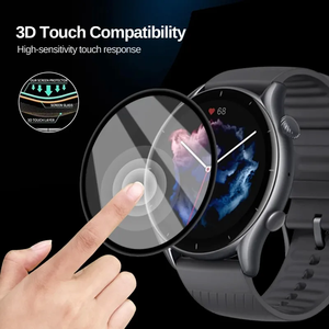 Para <span class=keywords><strong>Amazfit</strong></span> <span class=keywords><strong>GTR</strong></span> <span class=keywords><strong>3</strong></span> Pro Smart Watch Clear Full Cover PMMA HD <span class=keywords><strong>Protector</strong></span> de pantalla 3D Película protectora curvada - Product Image 5