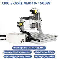 Machine de gravure CNC miniature de bureau Jomesun 1500W Hobby DIY CNC 3040 3 axes, machine de gravure CNC pour bois PCB