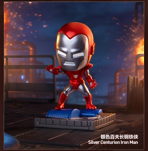 POP MART Mar Vels Ir Ons Mans Chronicles Series Blind Box, <span class=keywords><strong>Figurine</strong></span> d'action, Modèle de collection, Ornement de décoration de bureau - Product Image 4