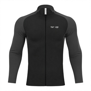 Chaqueta de Ciclismo Personalizada PASUXI OEM para Hombre, Transpirable, que Absorbe la Humedad, Manga Larga, Ropa Deportiva para Equipo de Ciclismo, Venta al Por Mayor, Diseño con Bloques de Color - Product Image 4