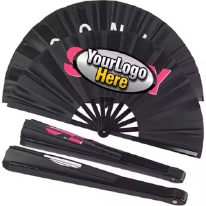 Abanico Plegable Clásico Pintado Personalizado, Elegante Abanico de <span class=keywords><strong>Mano</strong></span> de Bambú Moderno para Negocios y Regalos Promocionales - Product Image 6