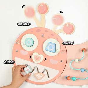 Pembe tırtıl duvar oyunu duvar panelleri oyun çeşitliliği entelektüel gelişim eller ve beyin uyarıcı - Product Image 3