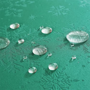 Mantel de Navidad Rectángulo Jacquard Patrón de copo de nieve Mantel <span class=keywords><strong>Manteles</strong></span> resistentes al agua para comedor Vacaciones - Product Image 2