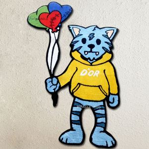 พรมรูป<span class=keywords><strong>หมี</strong></span>พรมการ์ตูนแบบกำหนดเองพรมตัวการ์ตูนพรมแบบสั่งทำ - Product Image 4