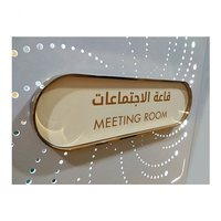 Sinon Induction lumineux haut de gamme hôtel plaque plate en aluminium boîte à outils porte porte plaque d'immatriculation plaques de porte