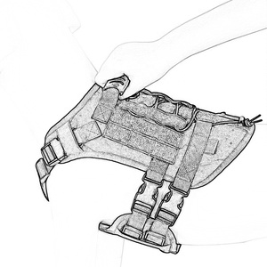 <span class=keywords><strong>Minerva</strong></span> Diseñador Patrón personalizado Entrenamiento táctico resistente Alta calidad Impresión personalizada Correas <span class=keywords><strong>de</strong></span> nylon Arnés duradero para perros - Product Image 3