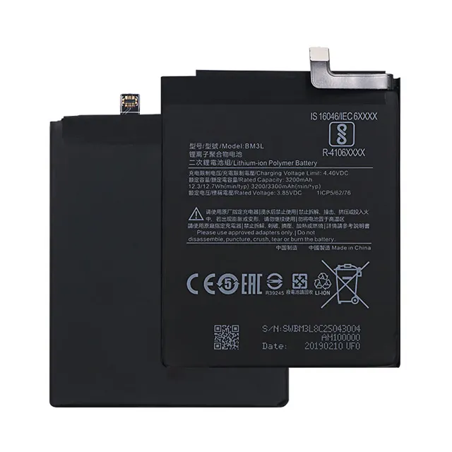 3.85V 3300mAh BM3L प्रतिस्थापन बैटरी के लिए Xiaomi एम आई 9 लिथियम आयन बहुलक बैटरी