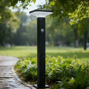 Lampe solaire de jardin Juming 5-10W IP65 en aluminium, étanche, LED, pour éclairage extérieur de cour, villa, aménagement paysager - Product Image 1