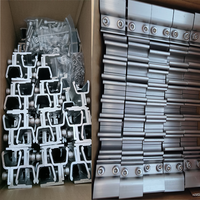 Crochets de toit GTERGY en acier inoxydable 304 et aluminium 6005-T5 résistants à la corrosion pour modules de panneaux solaires 50KW, structure de toit de construction
