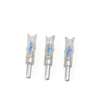 Arceau de flèche à tir à l'arc en plastique, 7.6mm, arc croisé, PC, embout composé