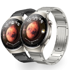 Correas de Titanio para <span class=keywords><strong>Huawei</strong></span> <span class=keywords><strong>Watch</strong></span> 4, Correa de Aleación de Titanio con Encanto Ligero para <span class=keywords><strong>3Pro</strong></span>/GT3/GT2 de 22 mm - Product Image 1