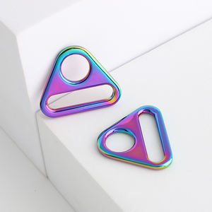 حلقة موصل مثلث 25 للحقائب-مشبك مشبك مزخرف من السبائك لحقيبة اليد بنفسك ، ملحقات حزام حقيبة الظهر - Product Image 2