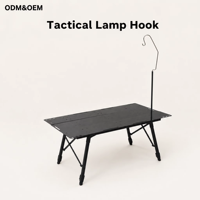 Juego de Mesa Plegable Rectangular de Aluminio de Tres Piezas para Exteriores, Ideal para Campamento y Playa