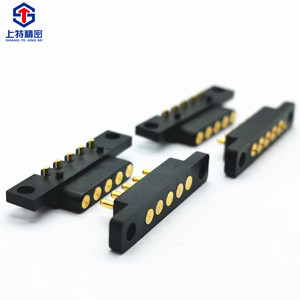 Shangte 5 Pin DIP Nam Và Nữ Máy Tính Bảng Pogo Pin Sạc Điện Tử Bent Mùa Xuân Pin Kết Nối - Product Image 4