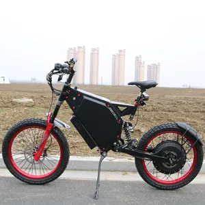 Harga Pabrik Cina Sepeda Eduro Ebike Sepeda Listrik Sepeda Tanah Listrik 72V 12000W dengan Baterai Lithium