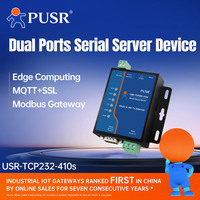 PUSR Modbus RTU a Modbus TCP, Gateway IOT, Conversor de Dispositivos Seriales RS232 RS485 a Ethernet, Servidor de Protocolo TCP IP, USR-TCP232-410S