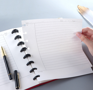 Thiết kế sáng tạo 360 độ uốn xoắn ốc ràng buộc máy tính xách tay giá tốt nhất Đại Học da mềm nghiên cứu nhỏ xoắn ốc máy tính xách tay - Product Image 5