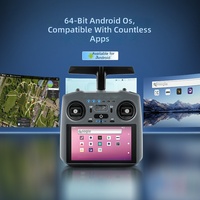Émetteur RC professionnel double bande 2,4 GHz, télécommande 16 canaux avec écran tactile HD et système open source pour FPV UAV