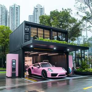 Bâtiments préfabriqués à faible coût, garages mobiles pour voitures, conteneurs, garages préfabriqués et kits de garages à vendre - Product Image 6