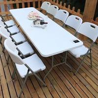 Tables de mariage anti-basculement en gros, tables d'hôtel modernes résistantes aux taches, table de salle à manger d'hôtel pliante à finition mate et chaise
