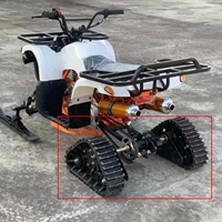 Système de chenilles en caoutchouc pour UTV, buggy, quad, neige, sable, roue arrière, motoneige, assemblage de chenilles en caoutchouc pour VTT