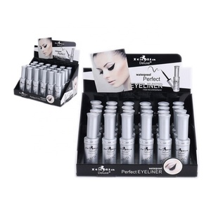 Custom Printed Makeup Corrugated Cardboard Eyelash Cosmetic Display Stand Cardboard <b>Counter</b> Carton Display for Eyeliner - Product Image 5