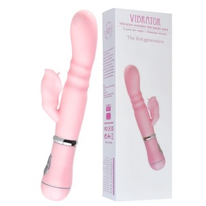Vendita calda femminile di infatuazione coniglio vibratore lingua g-punto di massaggio bastone giardino di masturbazione anale giocattolo del sesso all'ingrosso - Product Image 2