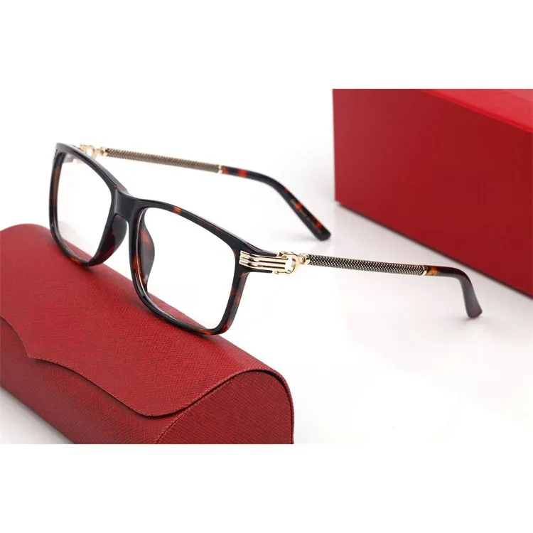 100% Acetato Metal Óculos Unisex Moda Óculos com Lentes Polarizadas Quadros Ópticos Quadrados para Homens e Mulheres